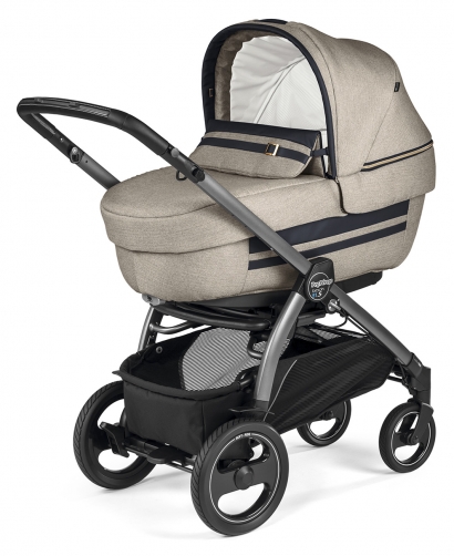 Коляска для новорожденных Peg Perego Book 51 S Elite (шасси Titania) Luxe Ecru