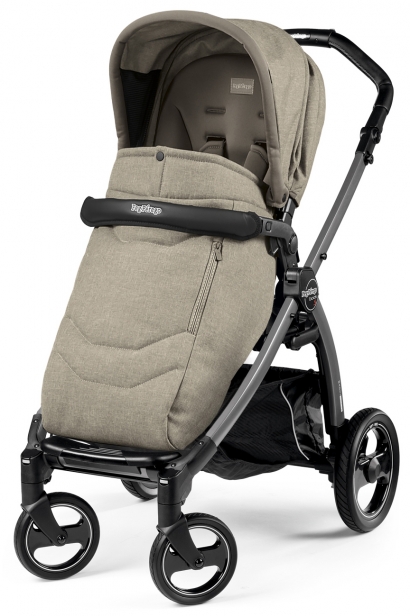 Прогулочная коляска Peg Perego Book S Pop-Up Completo (шасси White/Black) Team Cream