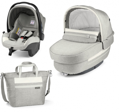 Коляска 3 в 1 Peg Perego Set Modular Elite (без шасси) Luxe Pure