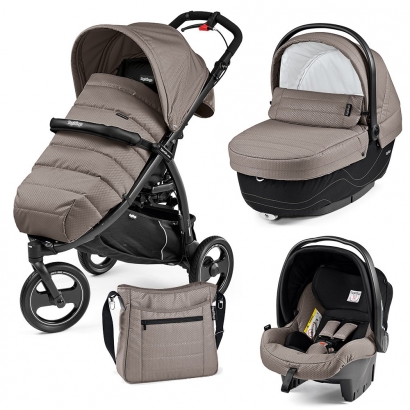 Коляска 3 в 1 Peg Perego Book Cross Modular System Bloom Beige
