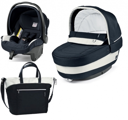 Коляска 3 в 1 Peg Perego Set Modular Elite (без шасси) Luxe Blue