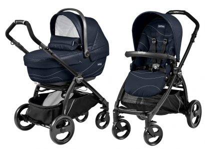 Коляска 2 в 1 Peg Perego Book Plus XL Modular System (прогулочный блок Pop-Up Sportivo) Bloom Navy