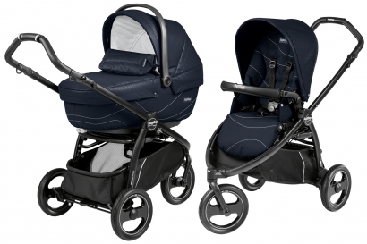 Коляска 2 в 1 Peg Perego Book Scout XL Modular System (прогулочный блок Pop-Up Sportivo) Bloom Navy
