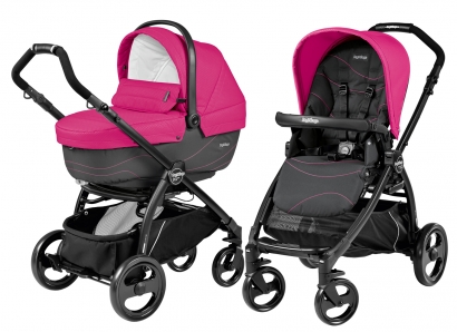 Коляска 2 в 1 Peg Perego Book Plus XL Modular System (прогулочный блок Pop-Up Sportivo) Bloom Pink