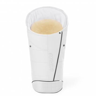 Конверт в коляску Esspero Maris Plus Y (натуральный мех + флис) Milk