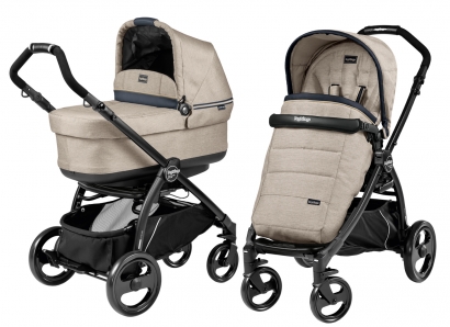 Коляска 2 в 1 Peg Perego Book Plus Pop-Up Modular System (прогулочный блок Pop-Up Completo) Luxe Beige