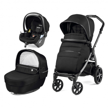 Коляска 3 в 1 Peg Perego Book Lounge Modular Black Shine