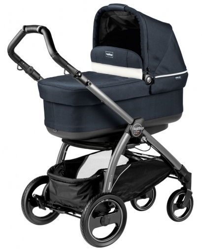 Коляска для новорожденных Peg Perego Book S Pop-Up (шасси Jet) Luxe Blue