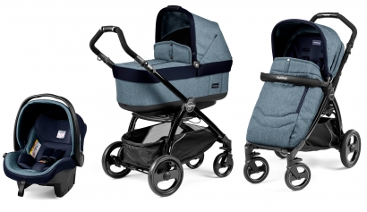 Коляска 3 в 1 Peg Perego Book Plus Pop-Up Modular System (прогулочный блок Pop-Up Completo) Horizon