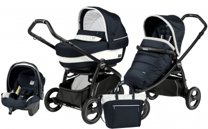 Коляска 3 в 1 Peg Perego Book Scout Elite Set Modular (прогулочный блок Pop-Up Completo) Luxe Blue