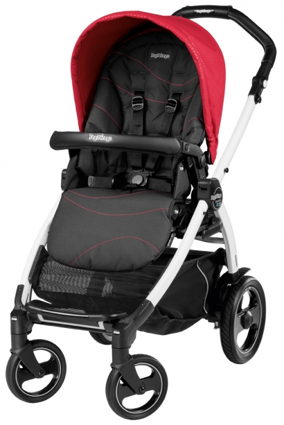 Прогулочная коляска Peg Perego Book 51 S Pop-Up Sportivo (шасси White/Black) Bloom Red