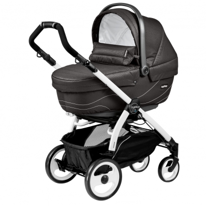 Коляска для новорожденных Peg Perego Book 51 Navetta XL (шасси White/Black) Bloom Black