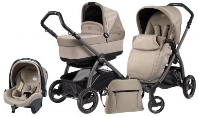 Коляска 3 в 1 Peg Perego Book Plus Pop-Up Modular System (прогулочный блок Pop-Up Completo) Cream