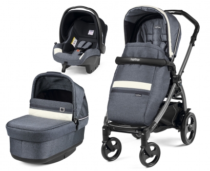 Коляска 3 в 1 Peg Perego Book 51 Pop-Up Modular System (шасси Jet) Luxe Mirage