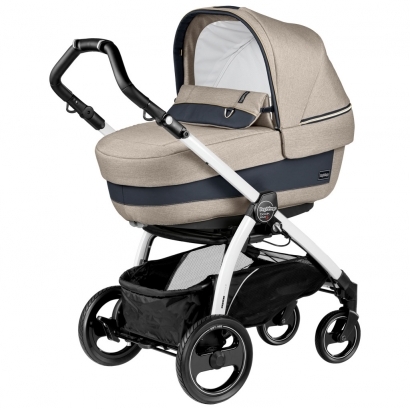 Коляска для новорожденных Peg Perego Book S Elite (шасси Jet) Luxe Beige
