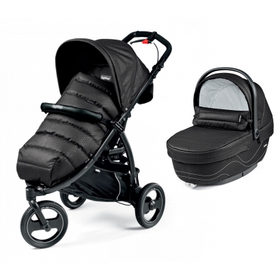 Коляска 2 в 1 Peg Perego Book Cross Combo Bloom Black