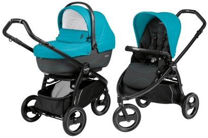 Коляска 2 в 1 Peg Perego Book Scout XL Modular System (прогулочный блок Pop-Up Sportivo) Bloom Scuba