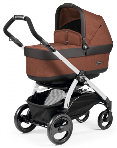 Коляска для новорожденных Peg Perego Book 51 Navetta Pop Up (шасси White/Black) Terracotta