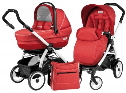 Коляска 2 в 1 Peg Perego Book S XL Modular System (прогулочный блок Pop-Up Completo, шасси Jet) Sunset