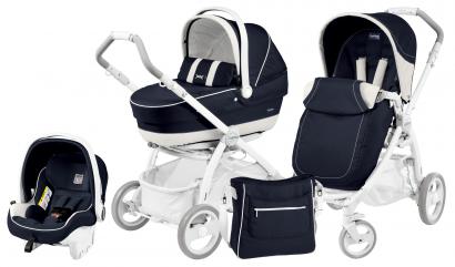 Коляска 3 в 1 Peg Perego Book Plus Pure XL Set Modular luna
