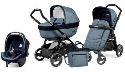 Коляска 3 в 1 Peg Perego Book Plus Elite Set Modular (прогулочный блок Pop-Up Completo) Horizon
