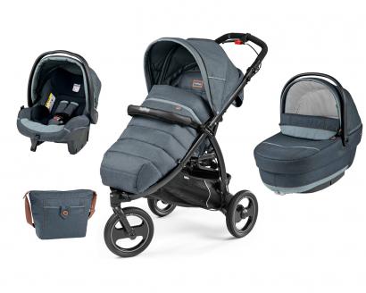 Коляска 3 в 1 Peg Perego Book Cross Modular System Blue Denim