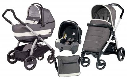 Коляска 3 в 1 Peg Perego Book Plus XL Set Modular (прогулочный блок Pop-Up Completo) Ascot