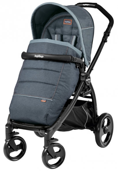 Прогулочная коляска Peg Perego Book Plus Pop-Up Completo Blue Denim