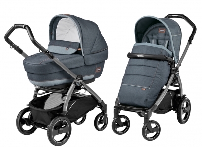 Коляска 2 в 1 Peg Perego Book 51 S Elite Combo Blue Denim