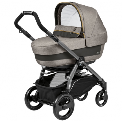 Коляска для новорожденных Peg Perego Book 51 Elite (шасси White/Black) Luxe Grey