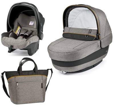 Коляска 3 в 1 Peg Perego Set Modular Elite (без шасси) Luxe Grey