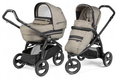 Коляска 2 в 1 Peg Perego Book Scout Elite Combo Luxe Ecru