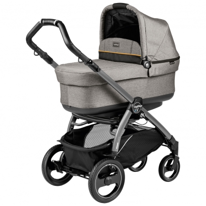 Коляска для новорожденных Peg Perego Book 51 S Pop-Up (шасси White/Black) Luxe Grey