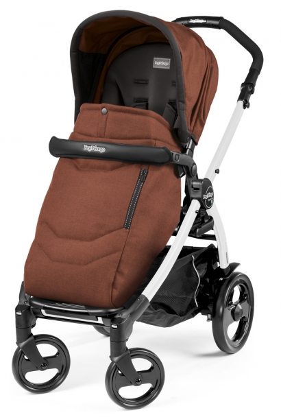 Прогулочная коляска Peg Perego Book 51 Pop-Up Completo (шасси White/Black) Terracotta