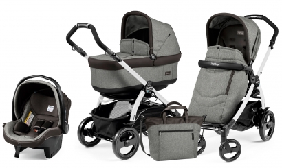 Коляска 3 в 1 Peg Perego Book 51 Pop Up Set Modular (шасси White/Black) Team Atmosphere