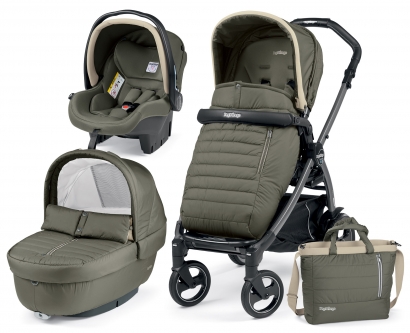 Коляска 3 в 1 Peg Perego Book 51S Breeze Modular (шасси Jet) Breeze Kaki