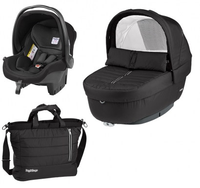 Коляска 3 в 1 Peg Perego Set Modular Elite (без шасси) Breeze Noir