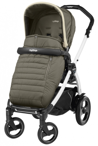 Прогулочная коляска Peg Perego Book 51 S Pop-Up Completo (шасси White/Black) Breeze Kaki