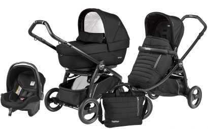 Коляска 3 в 1 Peg Perego Book Scout Elite Set Modular (прогулочный блок Pop-Up Completo) Breeze Noir