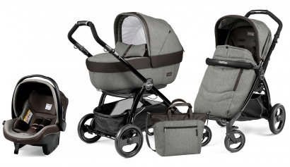 Коляска 3 в 1 Peg Perego Book Plus Elite Set Modular (прогулочный блок Pop-Up Completo) Atmosphere