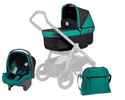 Коляска 3 в 1 Peg Perego Set Modular Pop Up (без шасси) Aquamarine