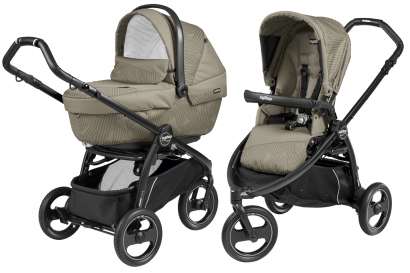 Коляска 2 в 1 Peg Perego Book Scout XL Modular System (прогулочный блок Pop-Up Sportivo) Geo Beige