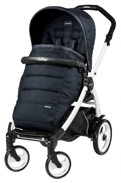 Прогулочная коляска Peg Perego Book 51 Pop-Up Completo (шасси White/Black) Luxe Bluenight