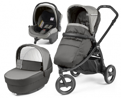 Коляска 3 в 1 Peg Perego Book Scout Elite Set Modular (прогулочный блок Pop-Up Completo) Class Grey