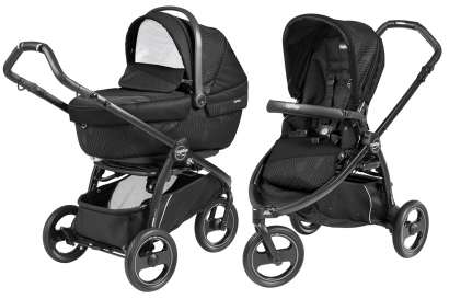Коляска 2 в 1 Peg Perego Book Scout XL Modular System (прогулочный блок Pop-Up Sportivo) Geo Black