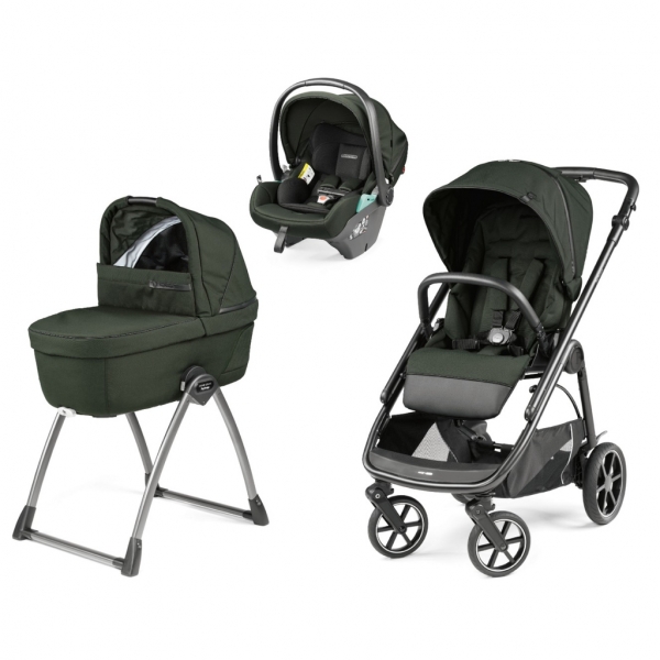 Коляска 3 в 1 Peg Perego Veloce Belvedere Lounge Green