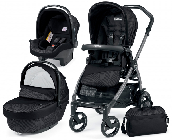 Коляска 3 в 1 Peg Perego Book 51 Geo Modular (шасси Jet) Geo Black
