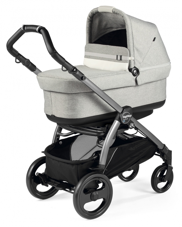 Коляска для новорожденных Peg Perego Book 51 Navetta Pop Up (шасси White/Black) Luxe Pure