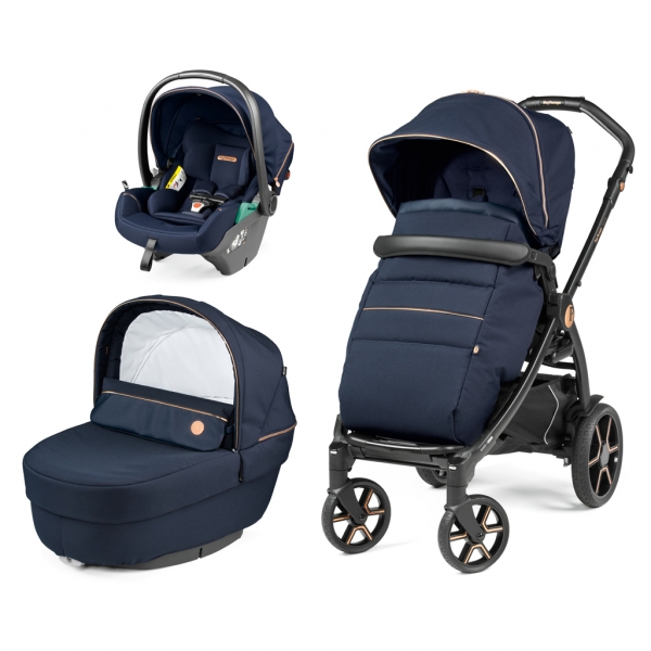 Коляска 3 в 1 Peg Perego Book Lounge Modular Blue Shine