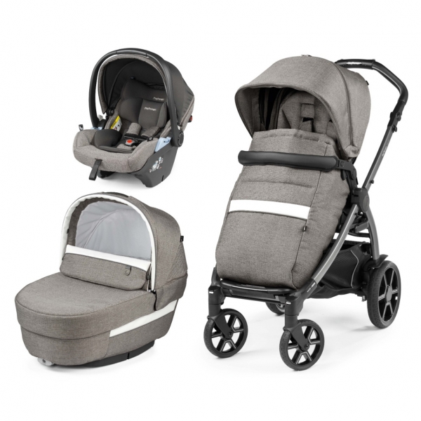 Коляска 3 в 1 Peg Perego Book Lounge Modular City Grey